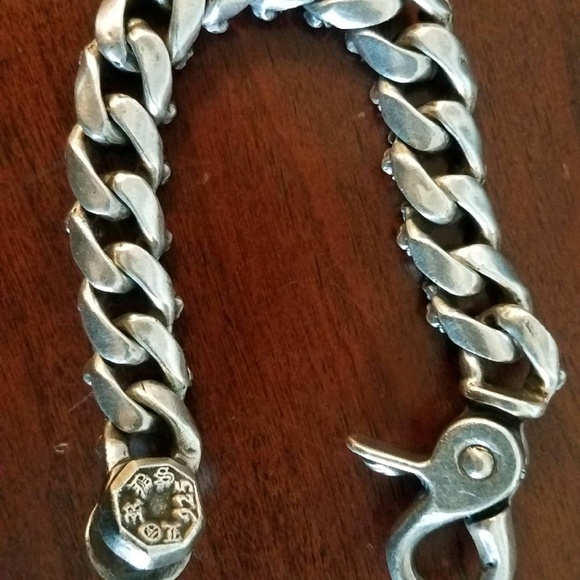 Melrose Artist 925 Silver Custom Men's Bracelet - Picture 5 of 7
